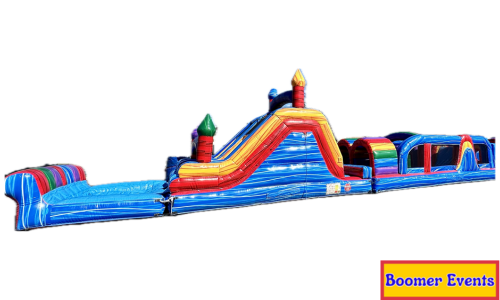 Combo 13: 16ft Marble Slide & 26ft Marble Obstacle Course